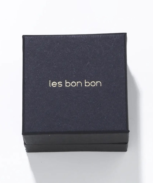 ピアス 「les bon bon」embrace emerald pierce pair/エンブレイス エメラルド ピアス BOB798 レディースの画像