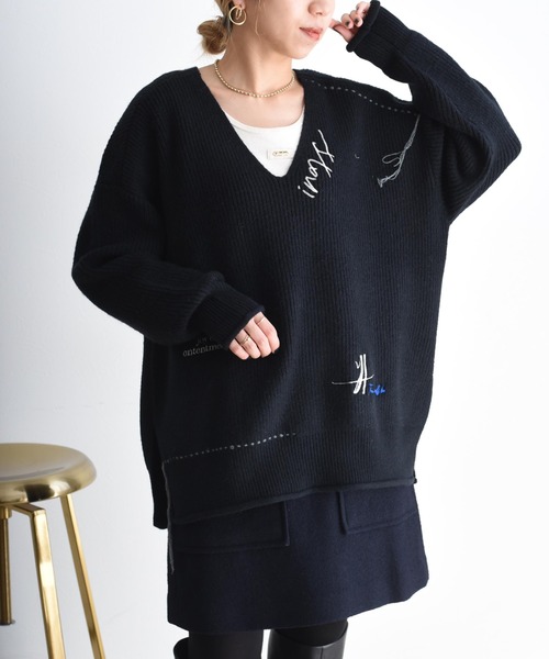 Eimee Law（エイミーロウ） 長袖ニット FREE ブラック レディース