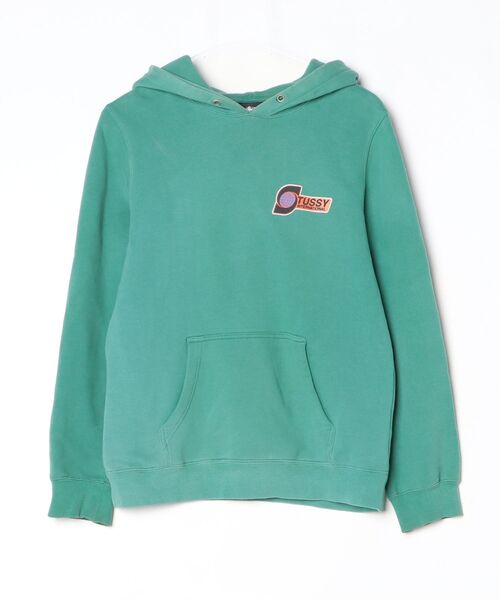 STUSSY（ステューシー） プルオーバーパーカー S グリーン メンズ