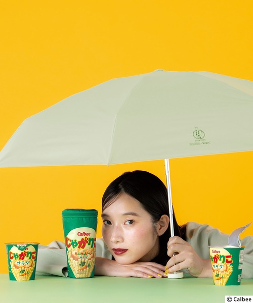 Wpc. 折りたたみ傘 じゃがりこ×Wpc. 遮光じゃがりこパッケージパラソル
