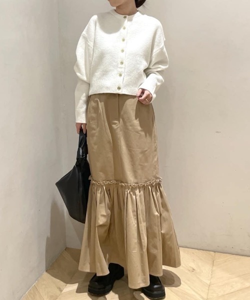 STYLEMIXER（スタイルミキサー） スカート ヘムギャザーチノスカート