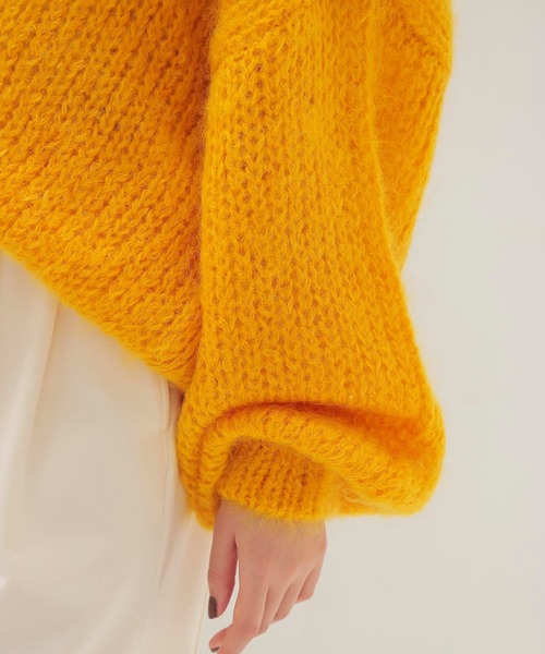 DRESSLAVE（ドレスレイブ） ニット セーター chunky mohair Vneck