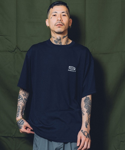 「Subciety」 半袖Tシャツ LARGE ホワイト メンズ_画像7
