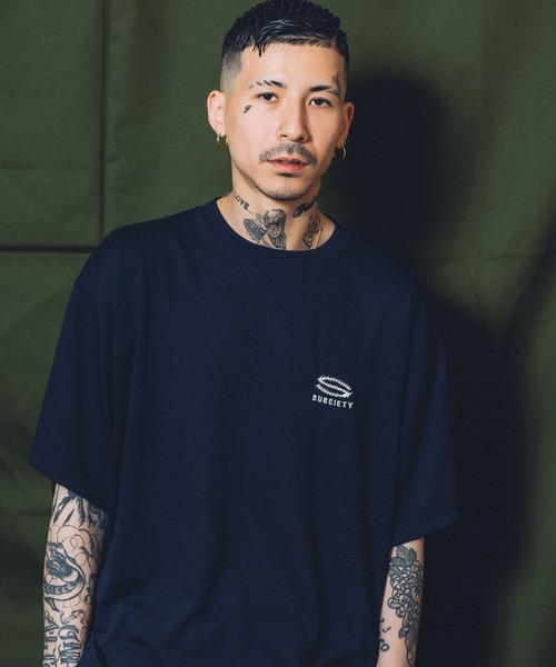 「Subciety」 半袖Tシャツ LARGE ホワイト メンズ_画像8