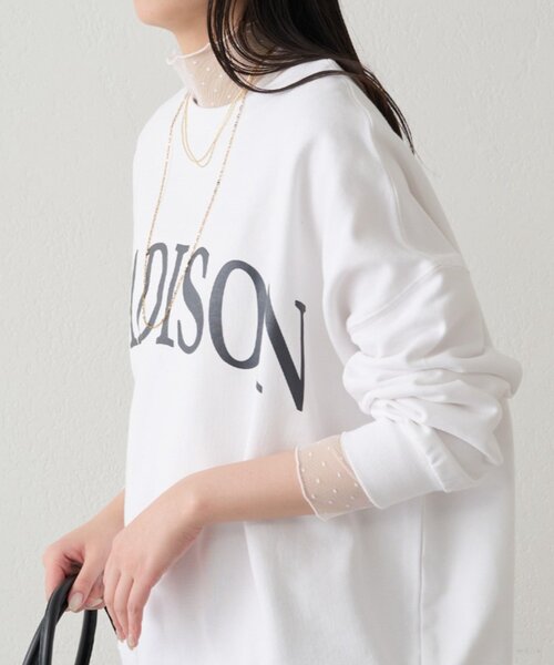 Loungedress（ラウンジドレス） tシャツ シアーチュールハイネックプル
