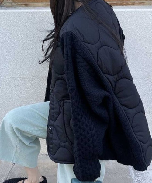 「meJane」 ノーカラージャケット FREE ブラック レディース_画像5