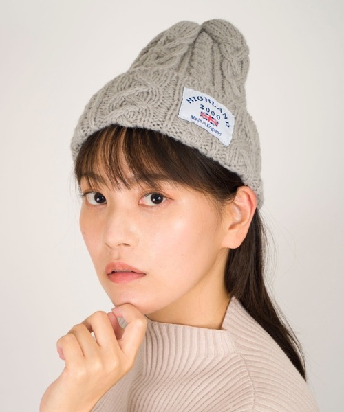 「HIGHLAND 2000」 ニットキャップ FREE サックスブルー レディース_画像8