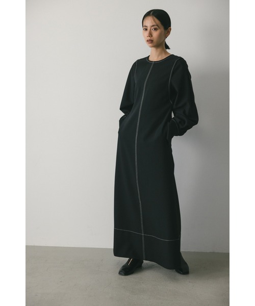 「STYLEMIXER」 長袖ワンピース SMALL ブラック レディース_画像5