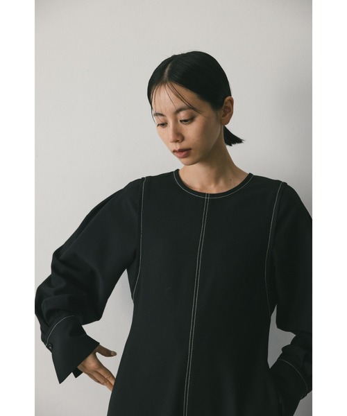 「STYLEMIXER」 長袖ワンピース SMALL ブラック レディース_画像8