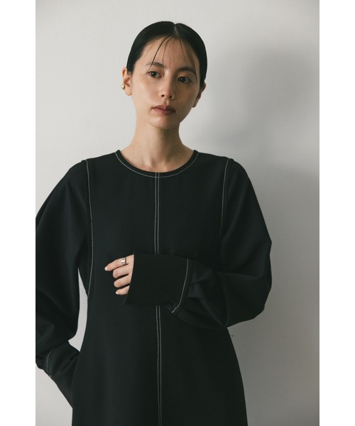 「STYLEMIXER」 長袖ワンピース SMALL ブラック レディース_画像9