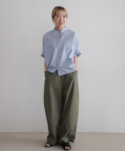 NOMBRE IMPAIR（ノンブルアンペール） ワイドパンツ パンツ ムラ