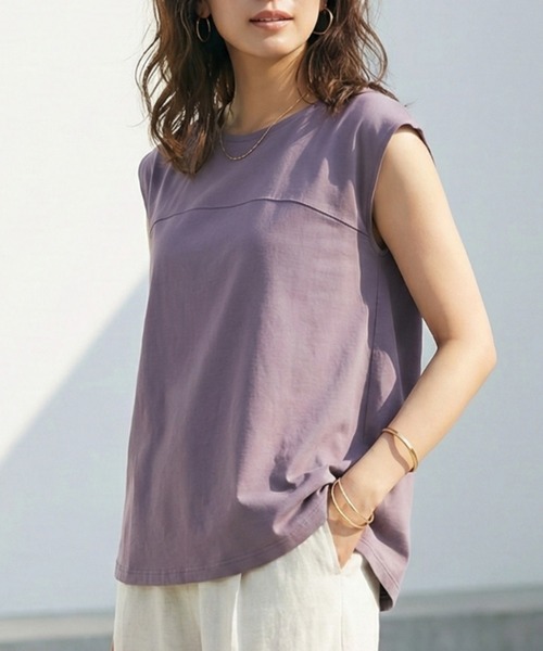Belta attrice（ベルタアトリーチェ） tシャツ 「接触冷感/上品な艶感 