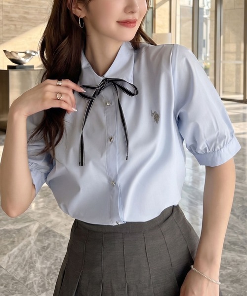 U.S. POLO ASSN.（ユーエスポロアッスン） ブラウス シャツ 「Ada.別注
