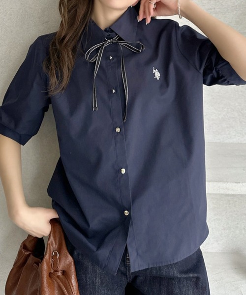 U.S. POLO ASSN.（ユーエスポロアッスン） ブラウス シャツ 「Ada.別注 