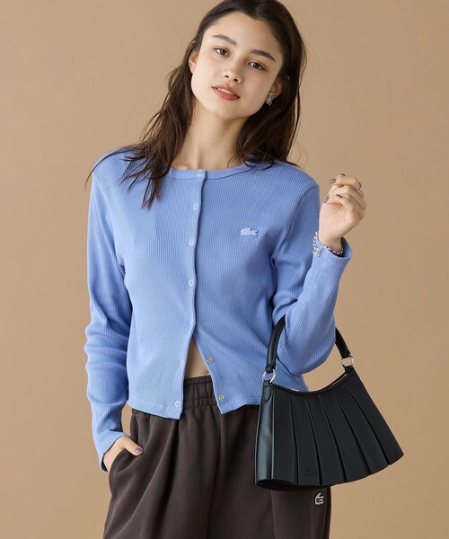 「LACOSTE」 2WAYバッグ FREE ホワイト レディースの画像