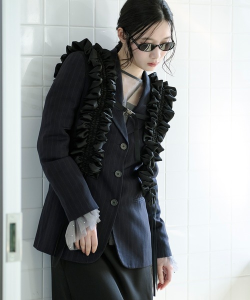 Ezick ベルト Voluminous buckle harness バルーンシャーリング