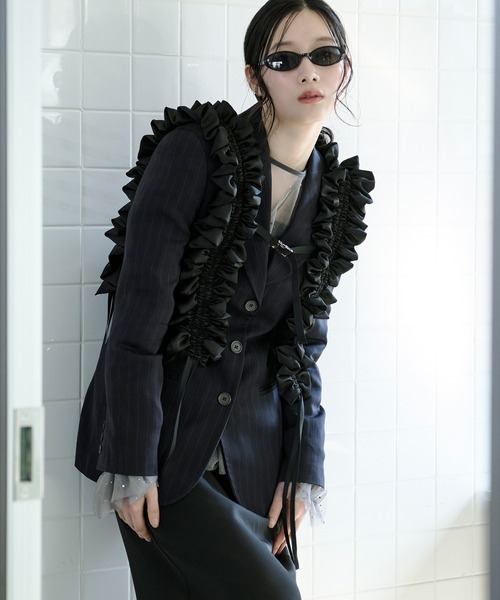 Ezick ベルト Voluminous buckle harness バルーンシャーリング