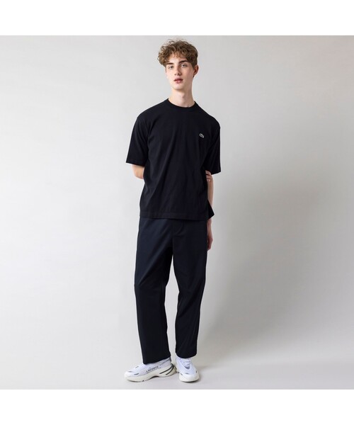 「LACOSTE」 半袖ニット 5 オフホワイト メンズ_画像5