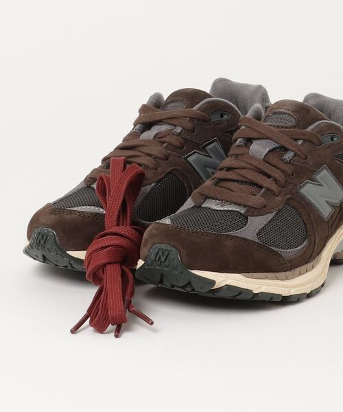 「New Balance」 ローカットスニーカー 23.5cm ブラウン レディースの画像
