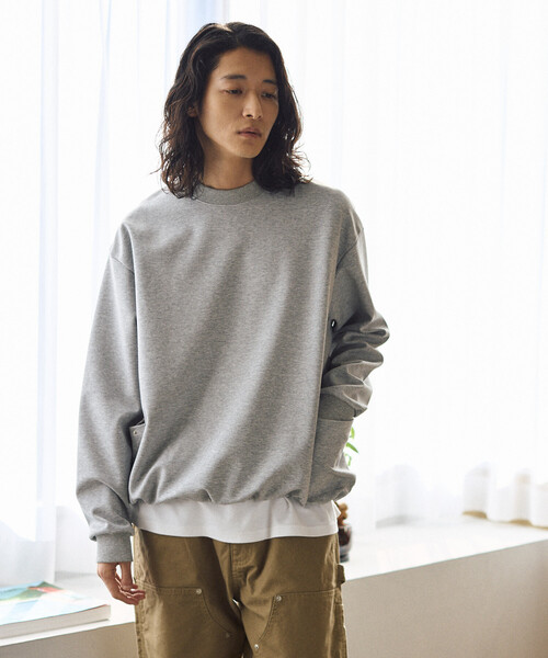 「Firsthand」 長袖Tシャツ MEDIUM グレー メンズ_画像9
