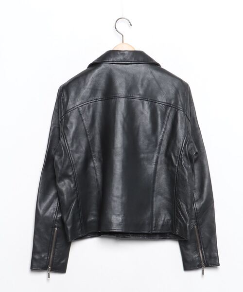 「Liugoo Leathers」 レザーブルゾン L ブラック レディース_画像2