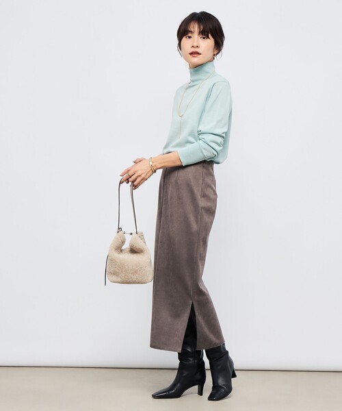 「NOLLEY'S Sophi」 タイトスカート 34 オフホワイト レディース_画像3