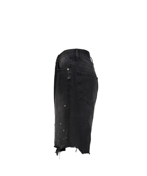 ジーンズ CROSS PIN BAGGY JEANS SHORTS メンズ レディースの画像