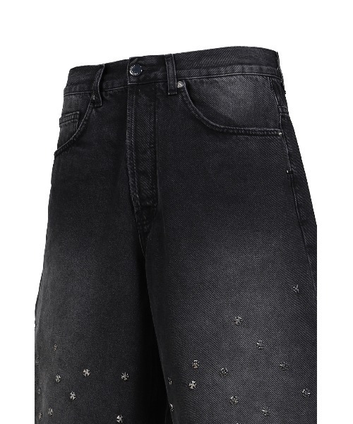 ジーンズ CROSS PIN BAGGY JEANS SHORTS メンズ レディースの画像