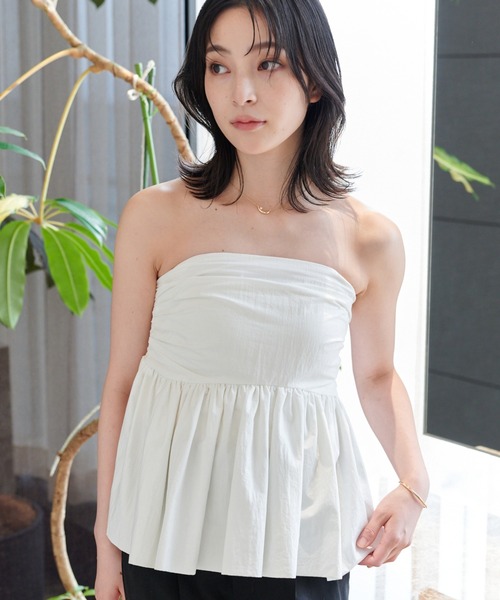 チューブトップ ベアトップ バルーンベアトップス : ZOZOTOWN Yahoo!店