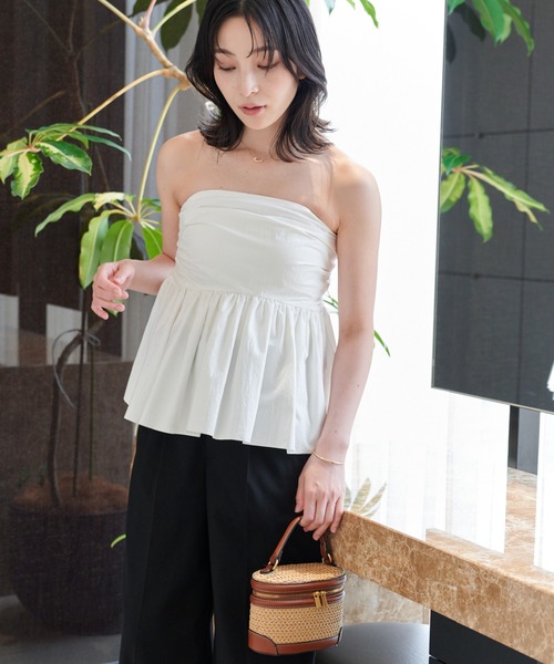 チューブトップ ベアトップ バルーンベアトップス : ZOZOTOWN Yahoo!店