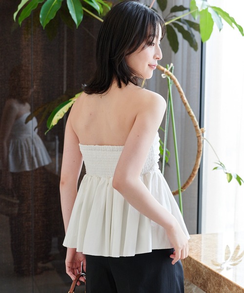 【CHANEL】ベアトップ・チューブトップ チューブトップ ベアトップ バルーンベアトップス : ZOZOTOWN Yahoo!店