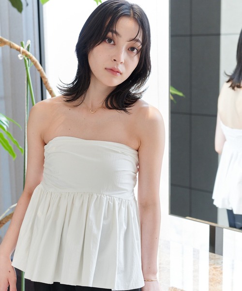 チューブトップ ベアトップ バルーンベアトップス : ZOZOTOWN Yahoo!店