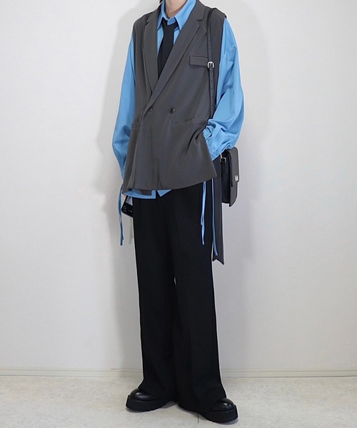 「Loose/ルース」 ブーツカットデニムパンツ X-SMALL インディゴブルー メンズ_画像5