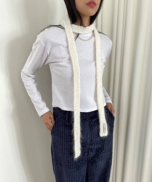「Didot.showroom」 長袖カットソー FREE ラベンダー レディース_画像6