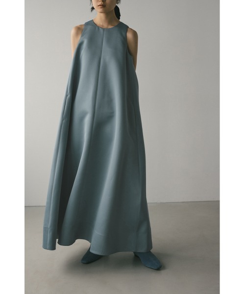 STYLEMIXERライトブルー ノースリーブ ロングワンピース STYLEMIXER（スタイルミキサー） ノースリーブワンピース SMALL