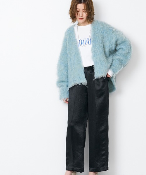 「MICA&DEAL」 イージーパンツ FREE グレー レディース_画像3