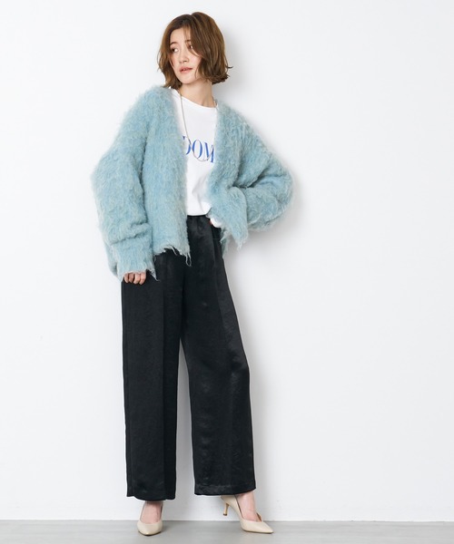 「MICA&DEAL」 イージーパンツ FREE グレー レディース_画像4