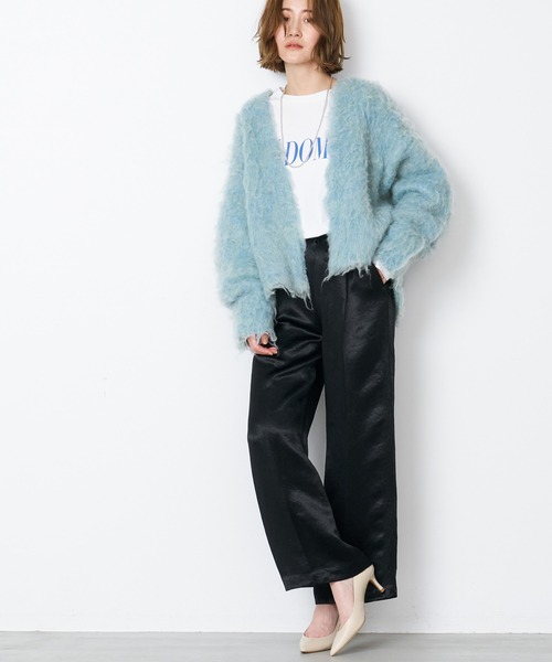 「MICA&DEAL」 イージーパンツ FREE グレー レディース_画像5