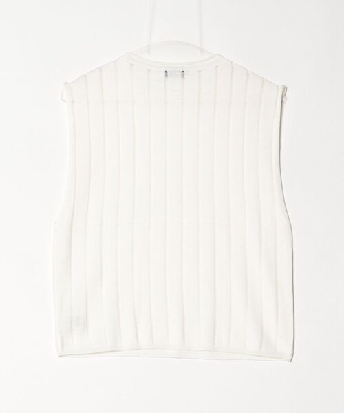 UNITED ARROWS ノースリーブ ニット ホワイト MARW UNITED ARROWS（マルゥ ユナイテッドアローズ） ノースリーブ