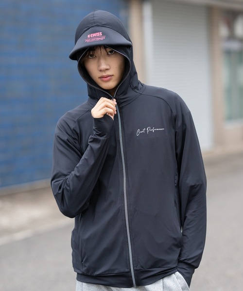 K-SWISS（ケースイス） パーカー 「K-SWISS/ケースイス」接触冷感