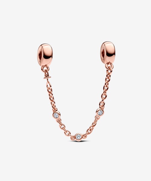 PANDORA（パンドラ） チャーム トリプル クリアー ストーン セーフティ