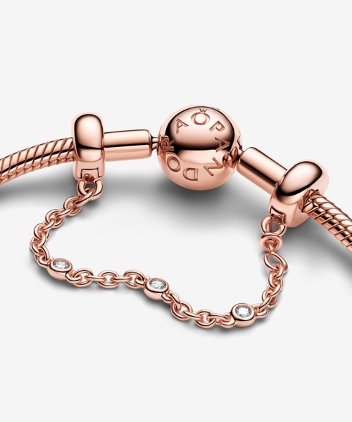 PANDORA（パンドラ） チャーム トリプル クリアー ストーン セーフティ
