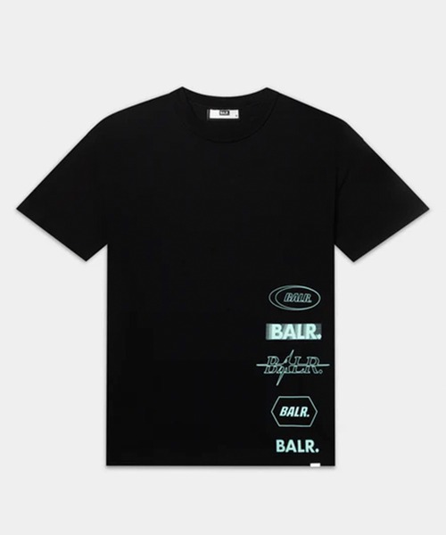 「BALR.」 半袖Tシャツ MEDIUM ブラック メンズ_画像2