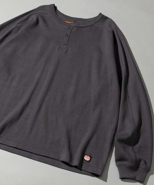 「RED KAP」 長袖Tシャツ MEDIUM オリーブ メンズ_画像3