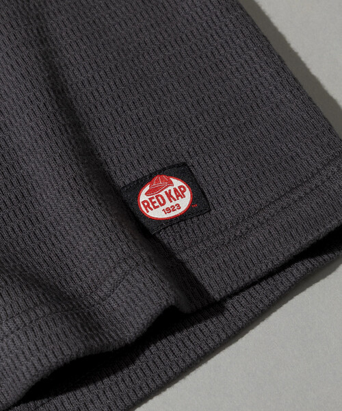 「RED KAP」 長袖Tシャツ MEDIUM オリーブ メンズ_画像7