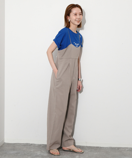 SLOBE IENA（スローブイエナ） オーバーオール 38 ネイビー レディース