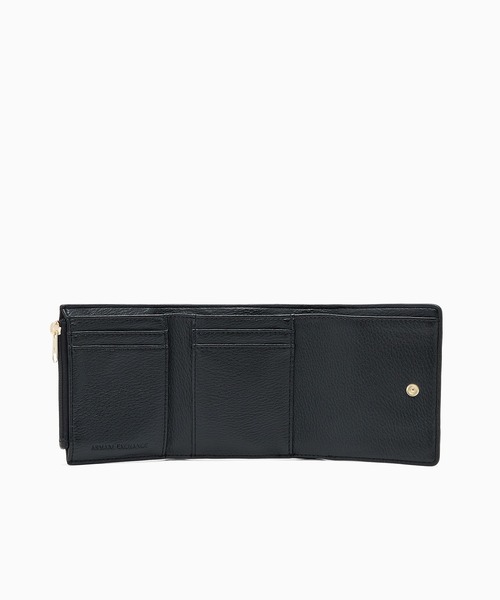レディース❗️ブラック 三つ折り財布 ARMANI EXCHANGE 財布 「A|X アルマーニ エクスチェンジ」ボックスAX