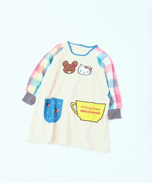 sanrio（サンリオ） エプロン 「 x くまのがっこう 」 割烹着 エプロン