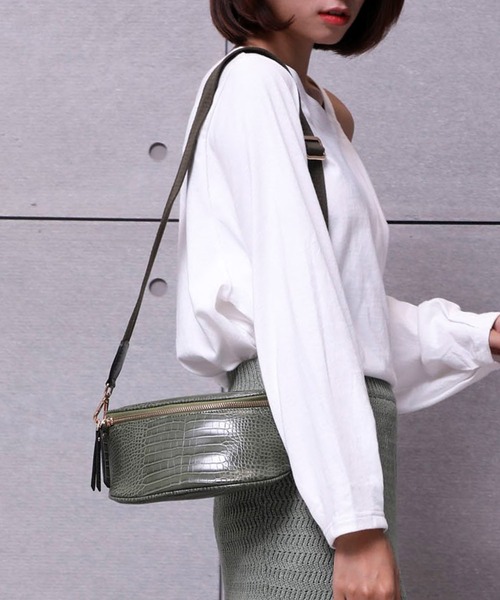 バッグ ウエストポーチ Ungrid アングリッド シャイニークロコミニボディーバッグ Zozotown Paypayモール店 通販 Paypayモール