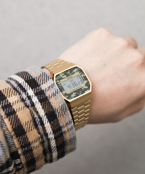 【最終限界価格】CASIO ゴールド デジタル腕時計 新品 日本製 正規品 腕時計 「CASIO（カシオ）」ゴールド デジタルミニ 腕時計